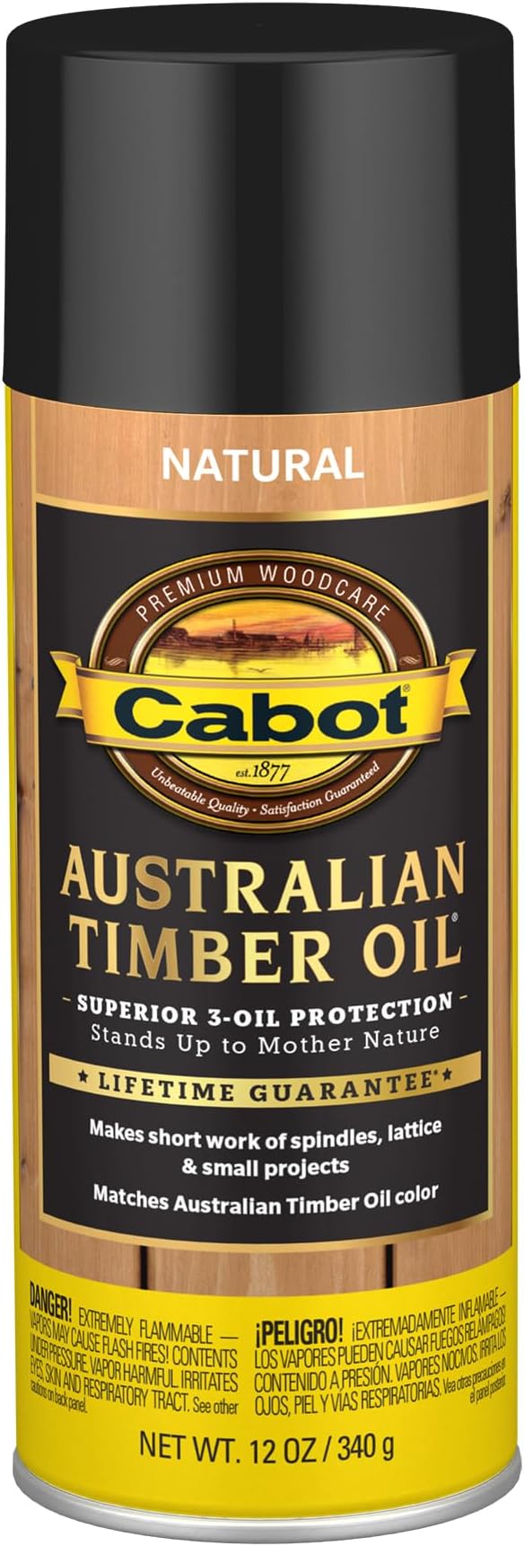 Cabot 140.0003400.076 Australian Timber Oil, Aerosol, Natural