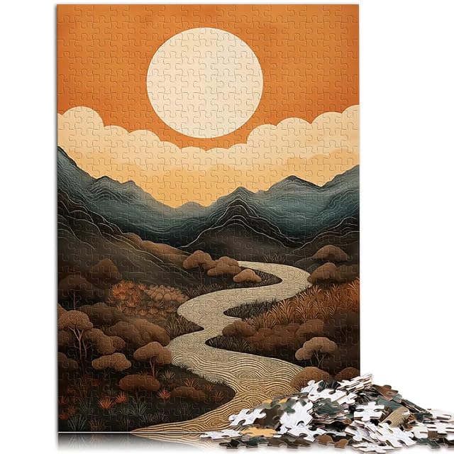 Foto 2 de 6 de Rompecabezas de 1000 Piezas para Adultos Río Sereno de montaña para el Juguete de desafío de Juego Educativo…