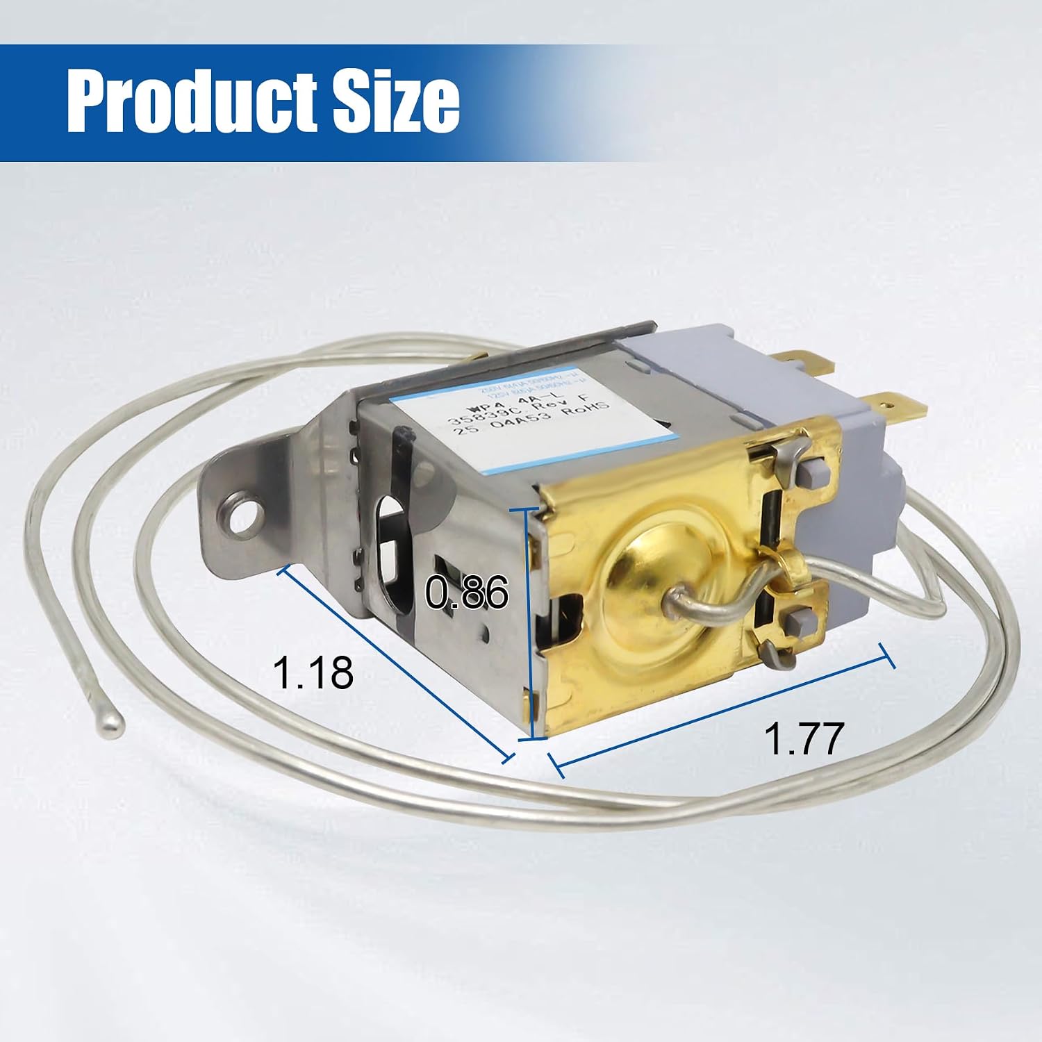 35839C Water Fountain Cold Control Thermostat Replacement Fits for Elkay/Halsey Taylor Water Cooler-Replaces Parts 98773C