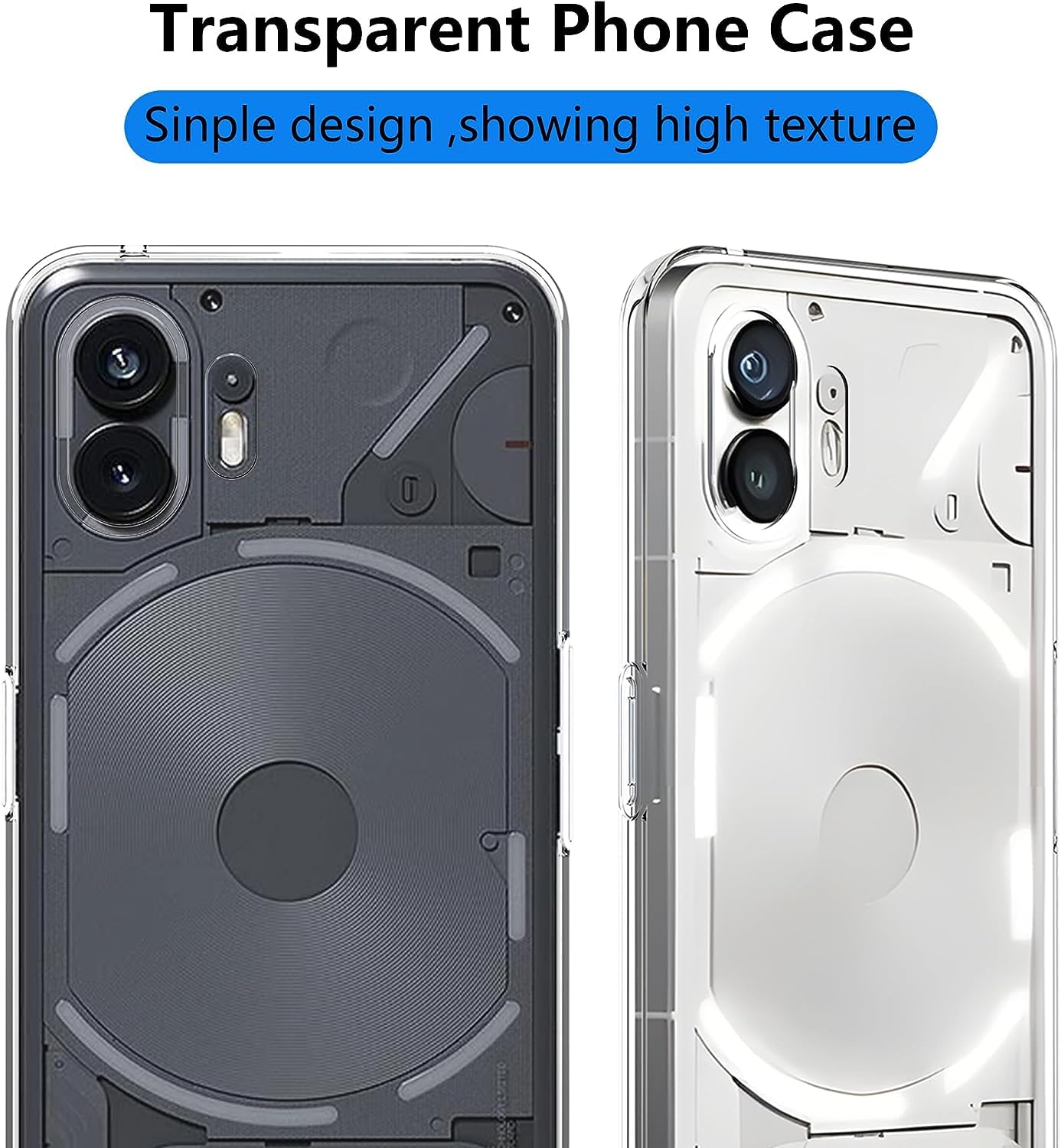 Amazon.co.jp: For Nothing Phone (2) ケース [Gosento] ナッシング