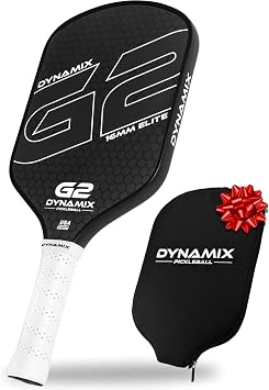 Carbon Fiber Pickleball Paddle 16mm G2, USAPA Approved Raw Carbon Gen2, Pro-Grade Thermoformed Pickleball Racket, Elite Pickle-Ball Paddle for Control, Power & Spin