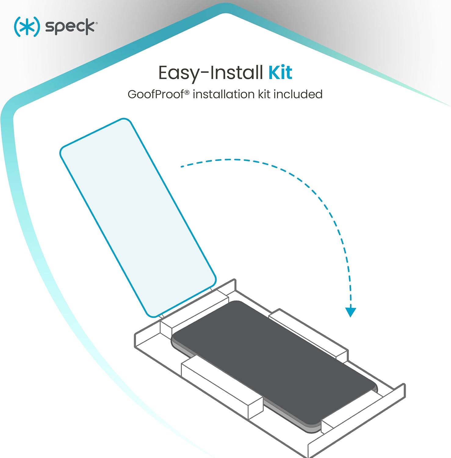 Speck ShieldView iPhone 16 Pro Max Screen Protector - Ultra-Thin 0.33mm, iPhone 16 Pro Max Glass Screen Protector- 9H Coating, Easy Installation Kit Included - Screen Protector iPhone 16 Pro Max