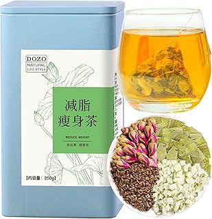 Wanhua Hall 玫瑰荷叶减脂茶 荷叶茶 バラの花 玫瑰花茶 清脂茶 蓮の葉茶 荷叶茶 サンザシ茶 决明子茶 減肥茶 自然に栽培 バラの蓮葉茶 250g / 40袋 漢方薬茶 された添加物なし