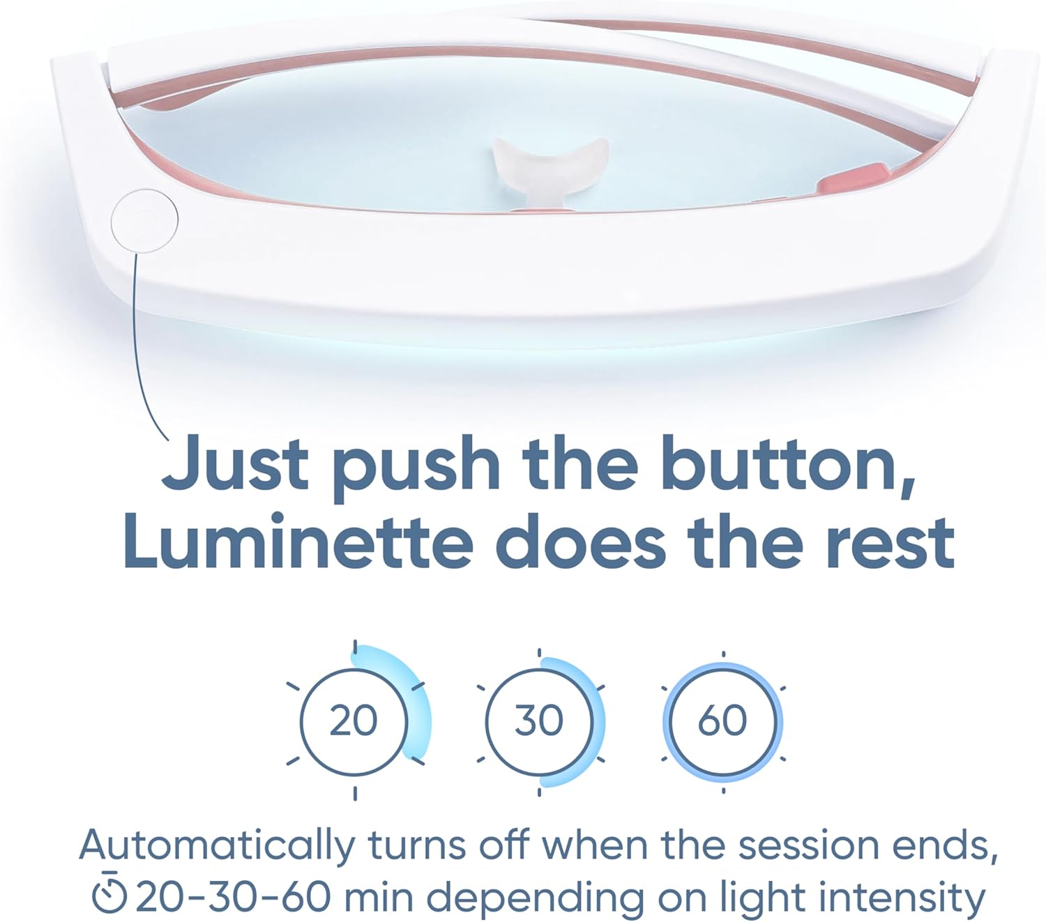 Luminette 3 Light Therapy Glasses - Wearable Light Therapy Lamp - White LED Sun Lamp - Natural Relief for Sleep Problems, Seasonal Mood Disorders & Jet lag - Portable Daylight Lamp (Pink) - Image 7