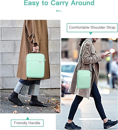 Miniatura 7 de MoKo Funda para tablet de 9 a 11 pulgadas, con asa para el hombro, compatible con iPad Pro M4iPad Air M2 de 11 pulgadas, iPad 10th 10.9, iPad 987th