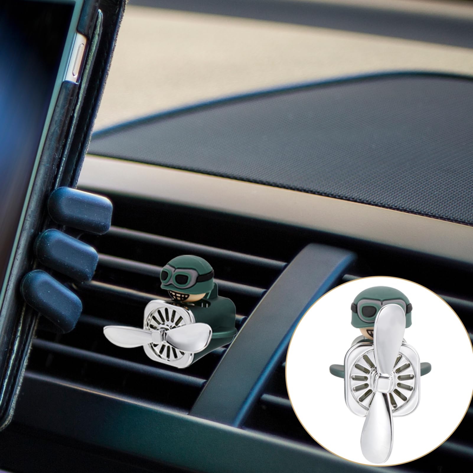 Mobestech 2pezzi Diffusore Aromatico Per Auto Cartoon Con Clip Per Uscita Decorazione Per Interni Auto Facile Installazione Copertura Odori Sgradevoli Da Aromi Design Unico e Divertente Per