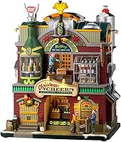 Vista 1 de Lemax Village Collection Embotellado de Navidad Cheer Company con adaptador de 4.5V #25858