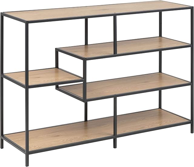 Amazon Brand - Movian Martin, Bookshelf, 35 x 114 x 78 cm (L x W x H), Oak effect