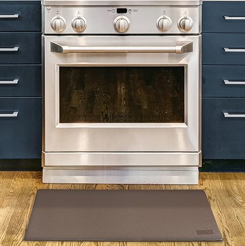 Nautica Tapete de cocina acolchado antifatiga para el suelo de la cocina, grueso, antideslizante, impermeable, alivio para cocinar y estar de pie