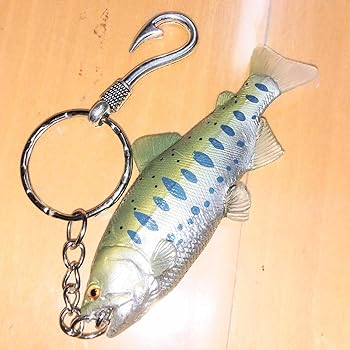 Amazon.co.jp: [PPCR] ヤマメ 釣り フィギュア キーホルダー リアル