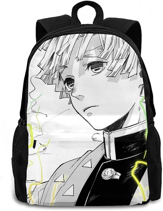 Amazon Co Jp 鬼滅の刃 我妻 善逸 あがつま ぜんいつ リュック バックパック リュックサック通学 通勤 旅行 人気 耐久性 学生 子供 男女兼用 ファッション