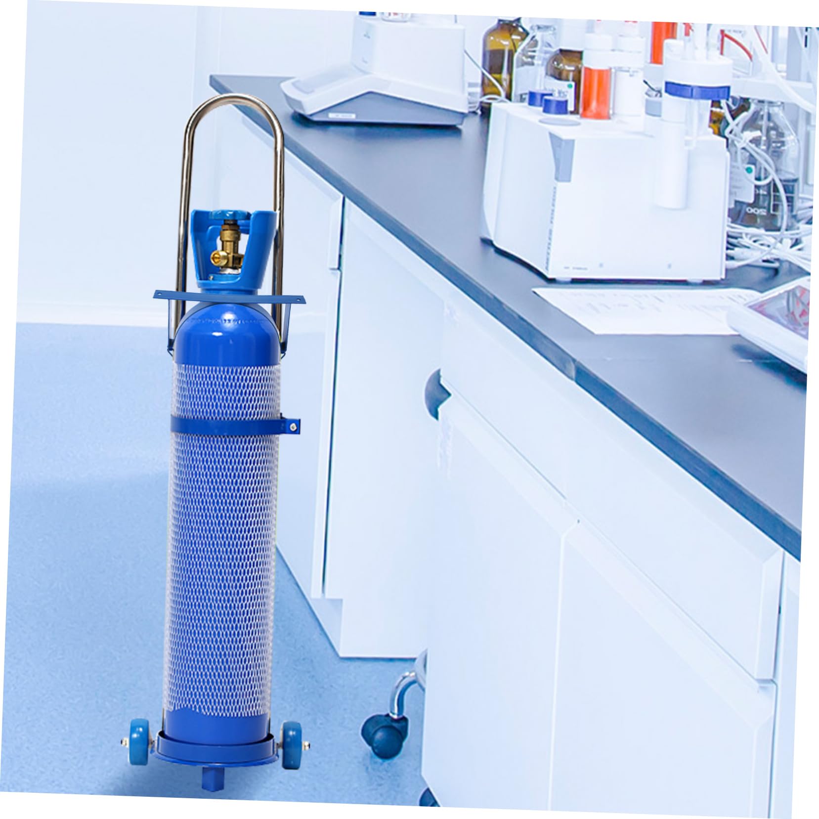 Gasflaschenhalterung aus Eisen für Gas und Propantank, Wandmontage
