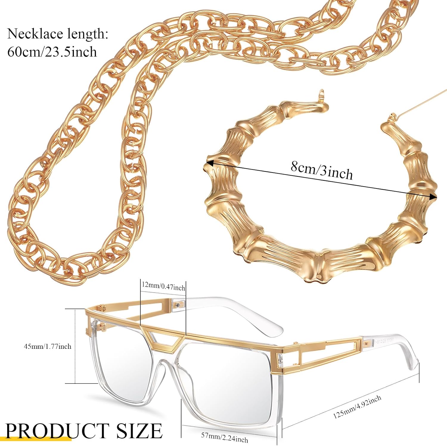 Women 80's Tracksuit Set Windbreaker Outfits with Hip Hop Costume Accessories Long Sleeve Zipper 90s Jumpsuit Set - Image 3