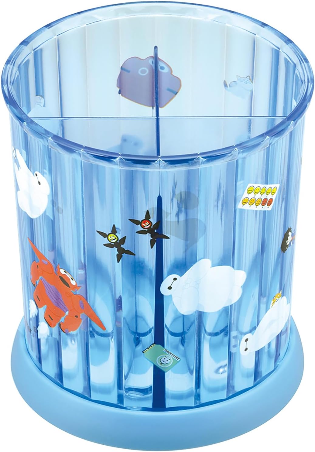 Skater SRS1-A Rotating Accessory Stand, Diameter 3.9 inches (10 cm), 4 Divided Compartments, Disney Bay Max