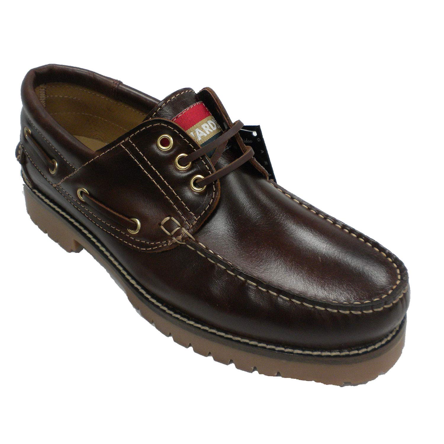 Mocassins Bateau Edward's En Cuir Noir - Taille 46 EU - Modèle 1400 - Fabriqué En Espagne - Unisexe