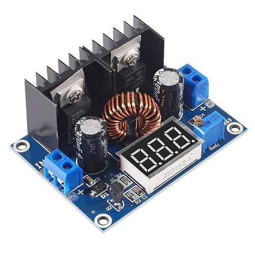Miniatura 3 de 3 unids XL4016 XL4016E1 Módulo regulador de voltaje DC 4-40V 8A Regulador reductor Buck Convertidor DC Digital PWM ajustable DC-DC con pantalla LED