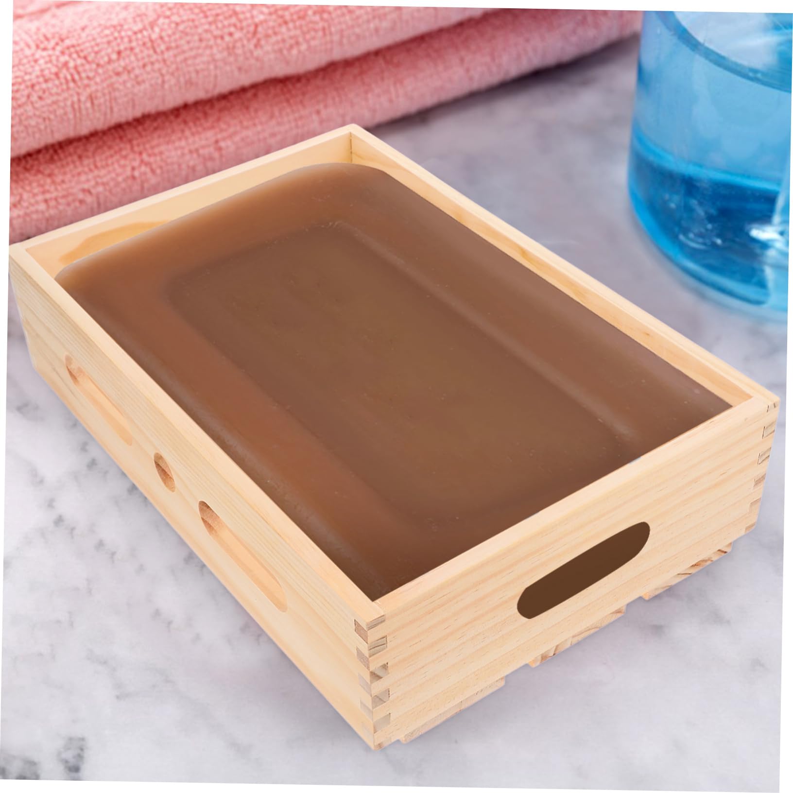 SEWACC Holz Seifenschale Für Badezimmer Handgemachter Seifenhalter Aus Kiefer Schnelltrocknende Seifenschale Für Dusche Und Waschbecken Platzsparende Seifenablage Für Verschiedene