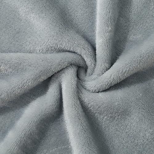 Miniatura 5 de CREVENT Manta de bebé pequeña mullida y cálida de 30 x 40 pulgadas para niño, cuna y cochecito - León gris