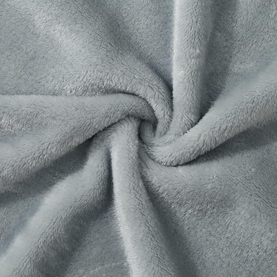 CREVENT 75cmX100cm Small Fluffy Warm Baby Toddler Blanket for Boy Infant Toddler Crib Cot Stroller (Grey Lion)