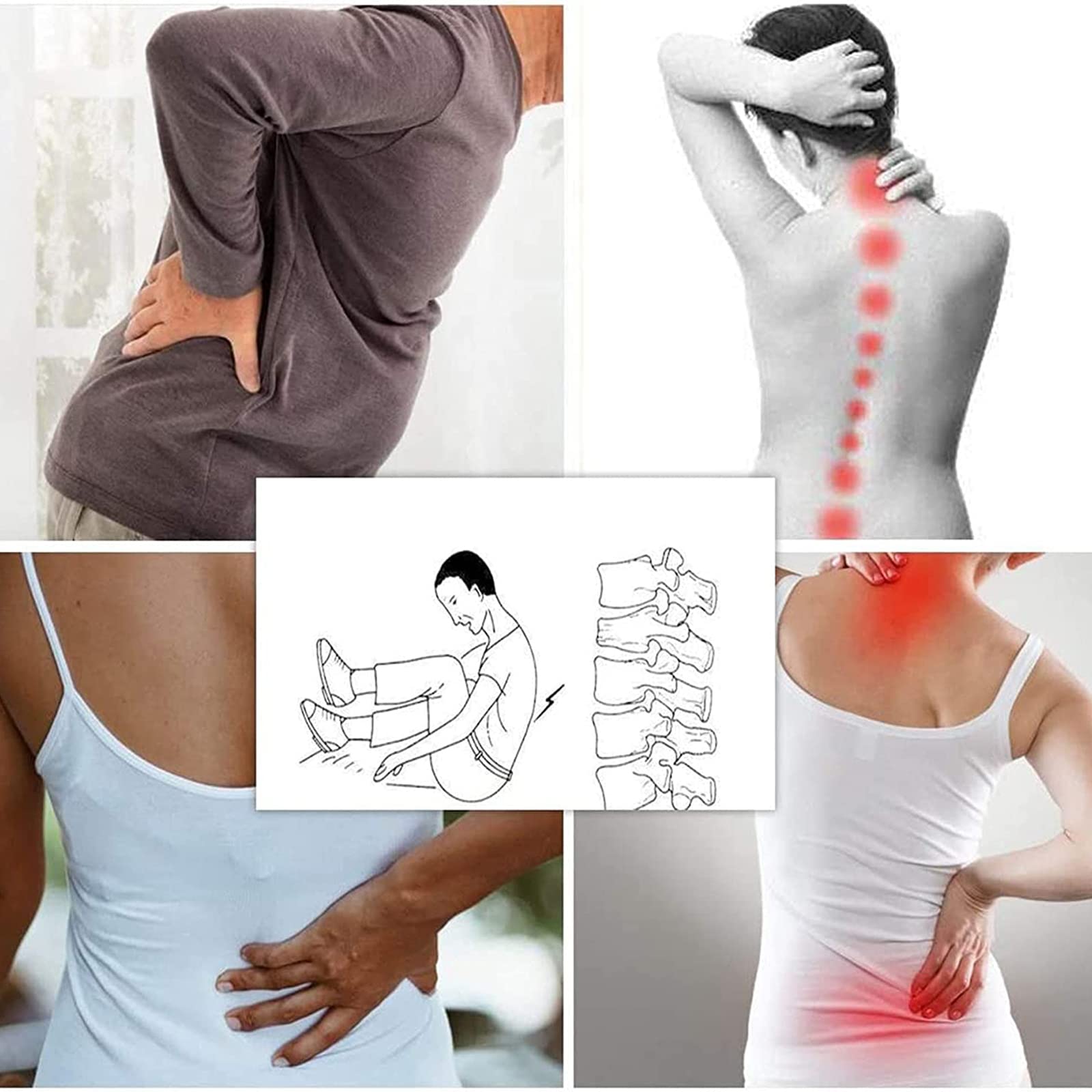 Regulowany pas piersiowo-szyjny, orteza kręgosłupa lędźwiowego, orteza stabilizująca szyję i klatkę piersiową, na złamania kompresyjne i osteoporozę