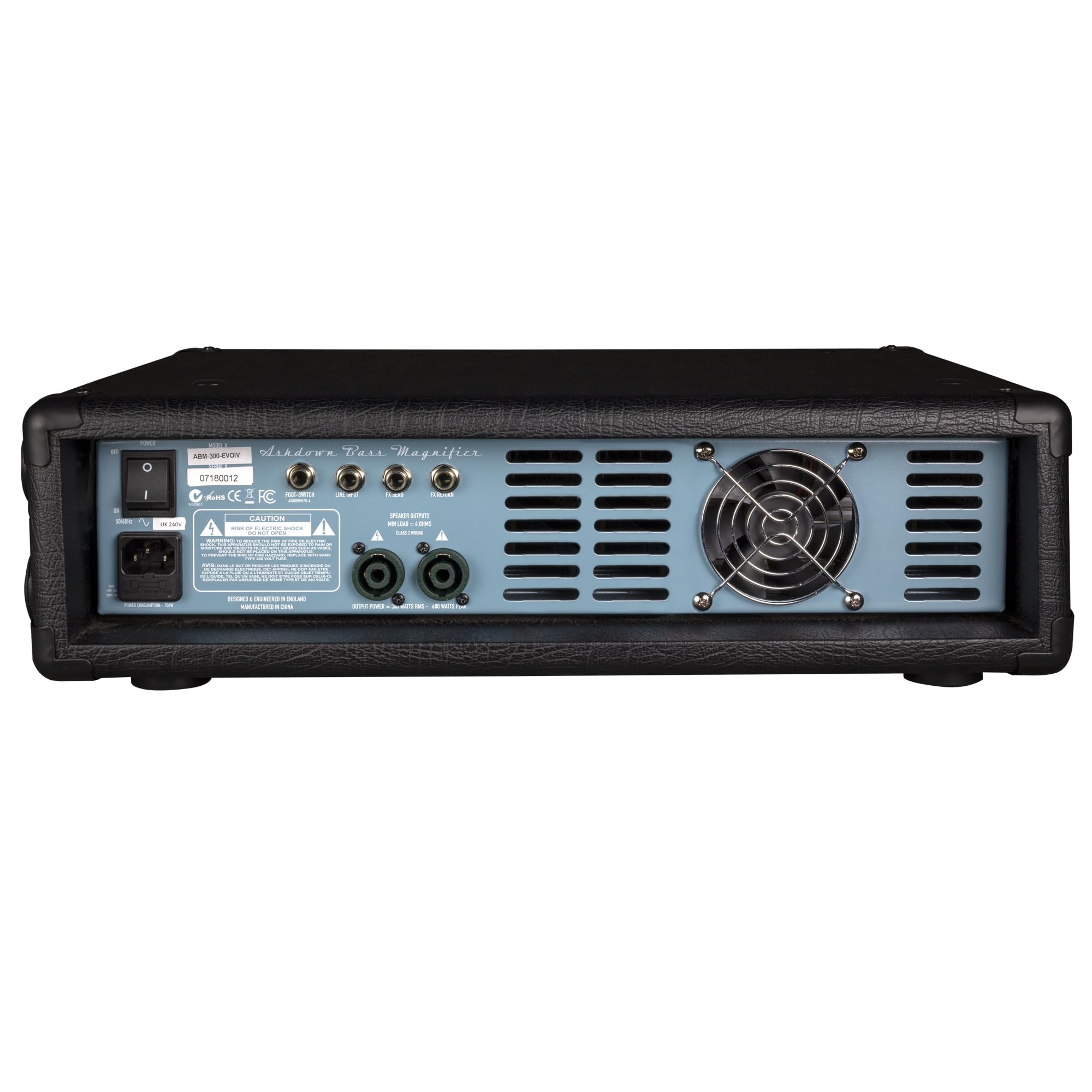 Amazon.com: Ashdown ABM-300-EVO IV 300-Watt Bass Head : Musical
