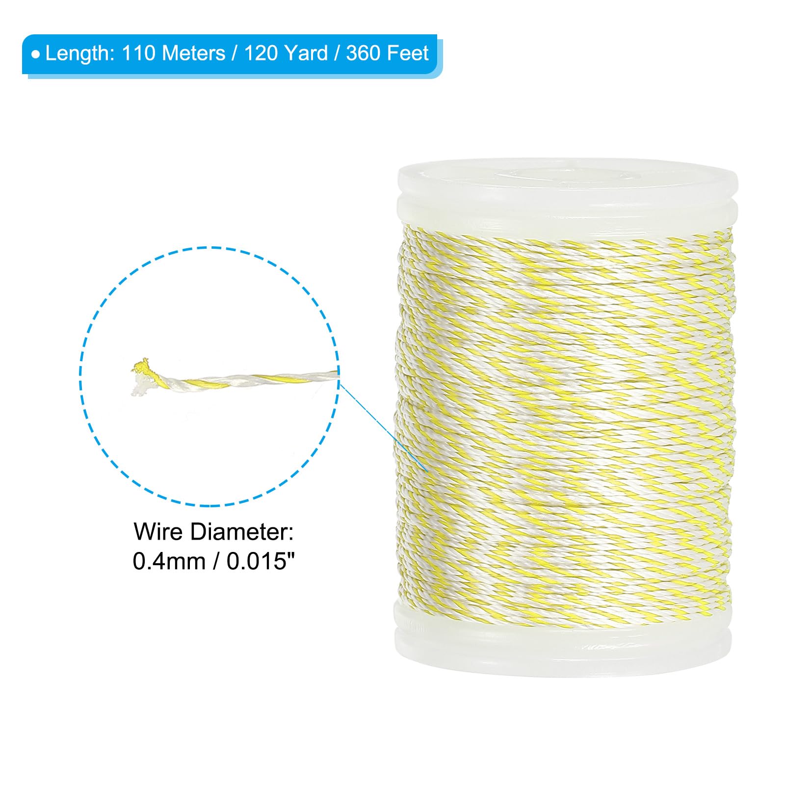PATIKIL Archery Bow String Serving Thread 120 Yard/110M - Image 2