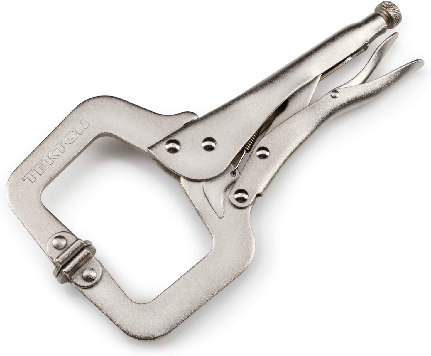 TEKTON 11 Inch Swivel Pad Locking C-Clamp | 3826