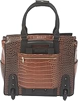 Vista 4 de JKM and Company Computer iPad, Laptop Tablet Rolling Tote Bag Briefcase Carryall Bag