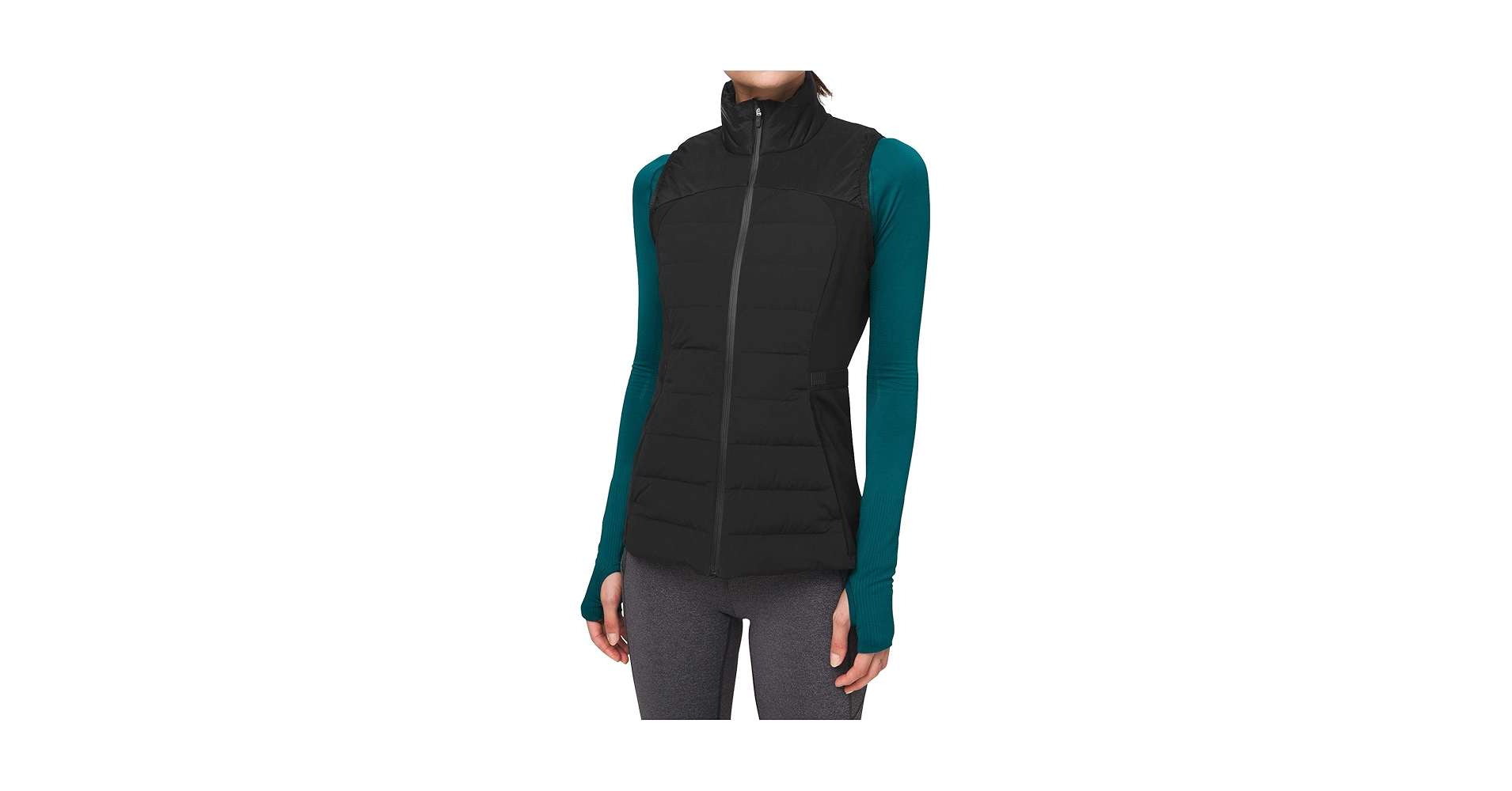 さすてなこです。　lululemon athletica　ダウンベスト lululemon Down For It All Vest (Dark Adobe, 6) at Amazon