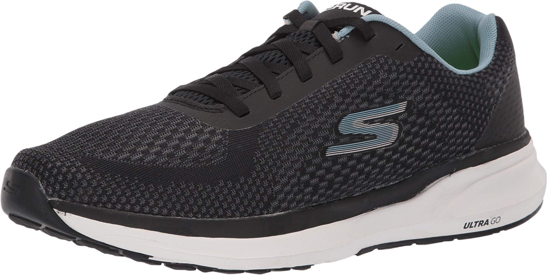 Skechers Mens Pure Black/Blue Running Shoes-6 UK (39.5 EU) (7 US) (55216-BKBL) (B07FKXF26V) Amazon Price History, Amazon Price Tracker