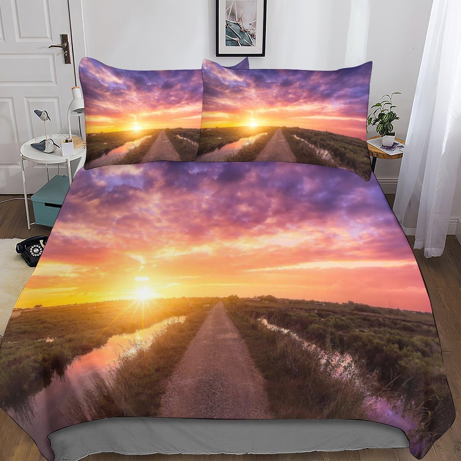 Housse de couette 3D IOFEER pour personnaliser la décoration de votre chambre double