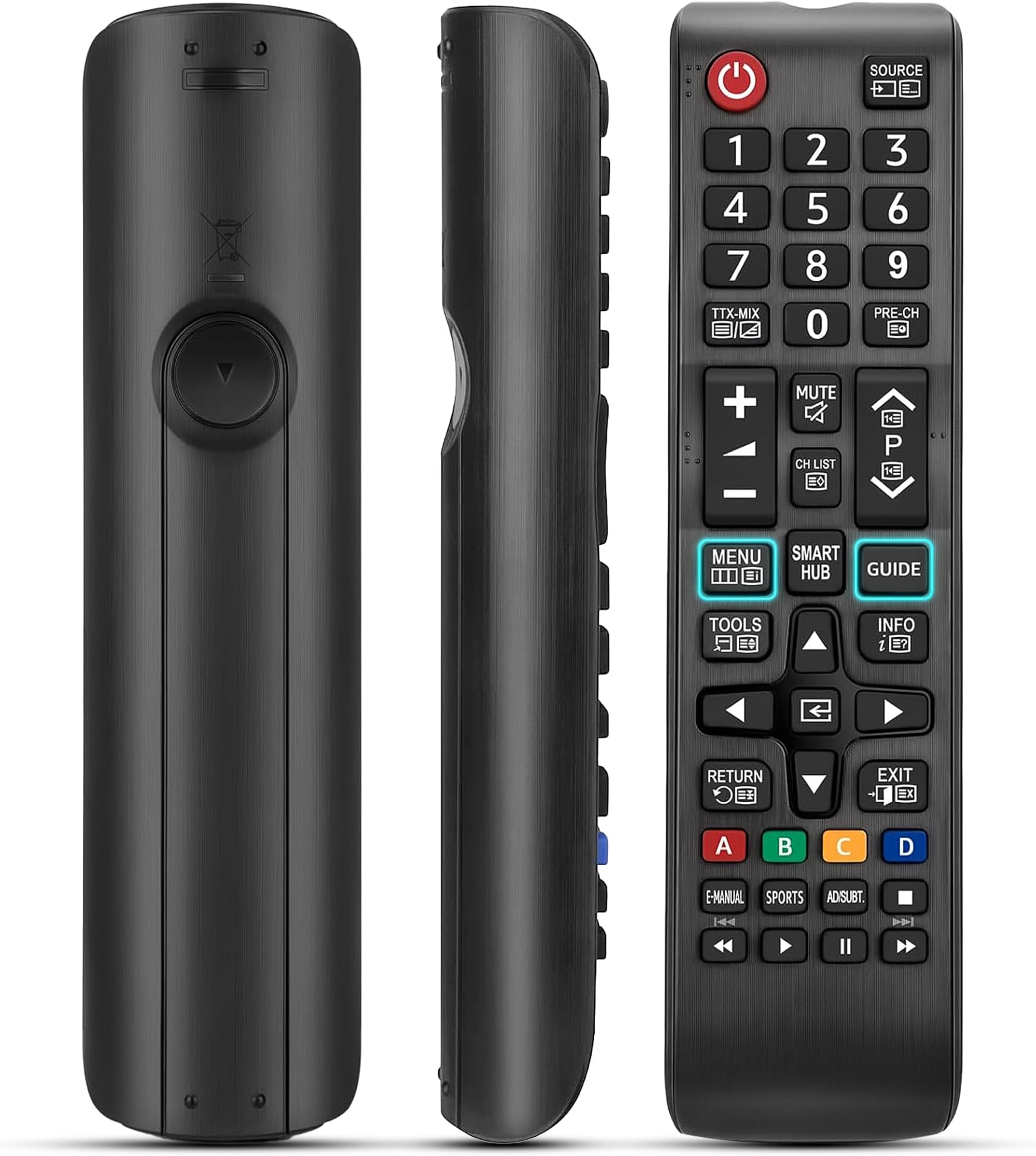 Universal Remote Control for Samsung Smart TV - Compatible With All Samsung TV Models (Samsung T)