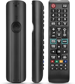 Samsung Tv Remote Control Replacement - Samsung Universal Tv Remote Competible with Smart TV LCD LED HD UHD and QLED Controller Cover all Models - Durable Body - Responsive Button - No Setup Needed
