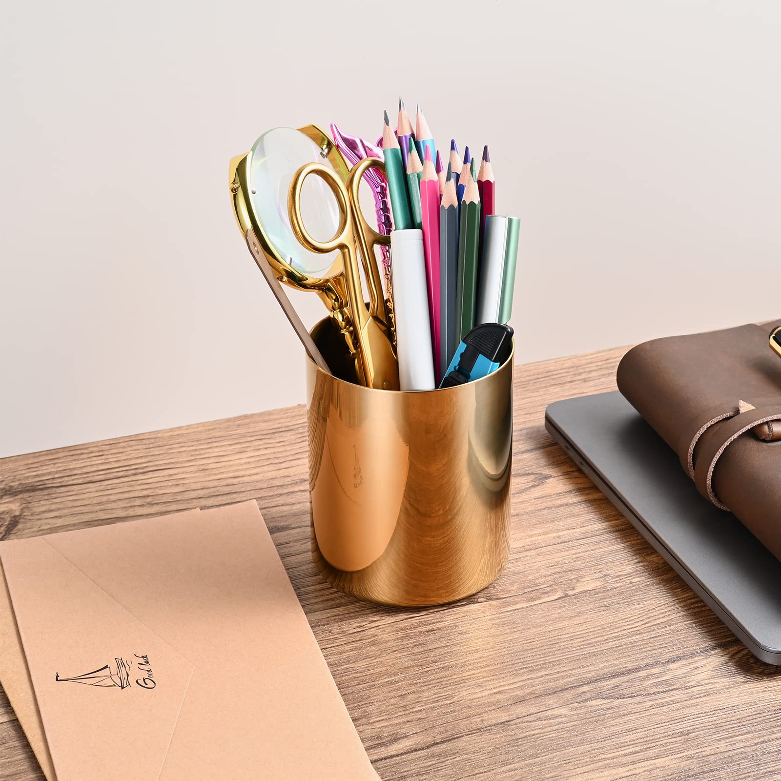 Lidwot Golden 304 Stainless Steel Pen Holder - Image 4