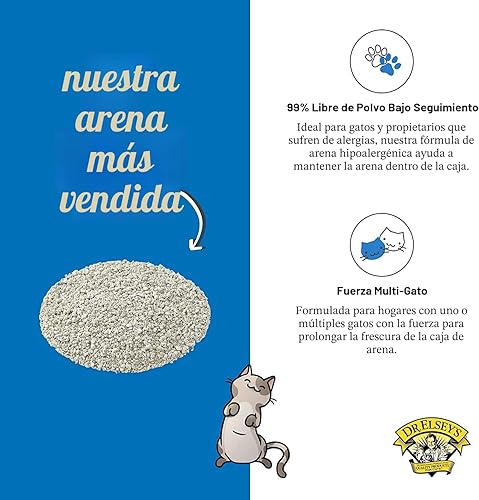 Miniatura 7 de Dr. Elsey's Ultra Arena aglutinante sin perfume para gatos de arcilla en saco de 18 libras