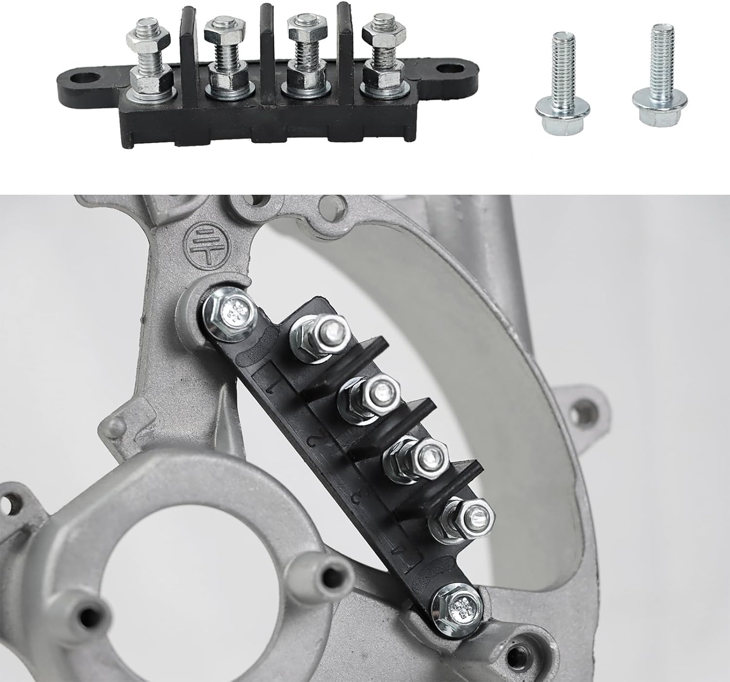 WOTIAN 420cc Generator End Housing Motor Rear Bracket Compatible with Champion Firman Honda Duromax 5000W 6000W 7500W 8750W 9000W Generator Parts Fits for Predator 389cc Engines