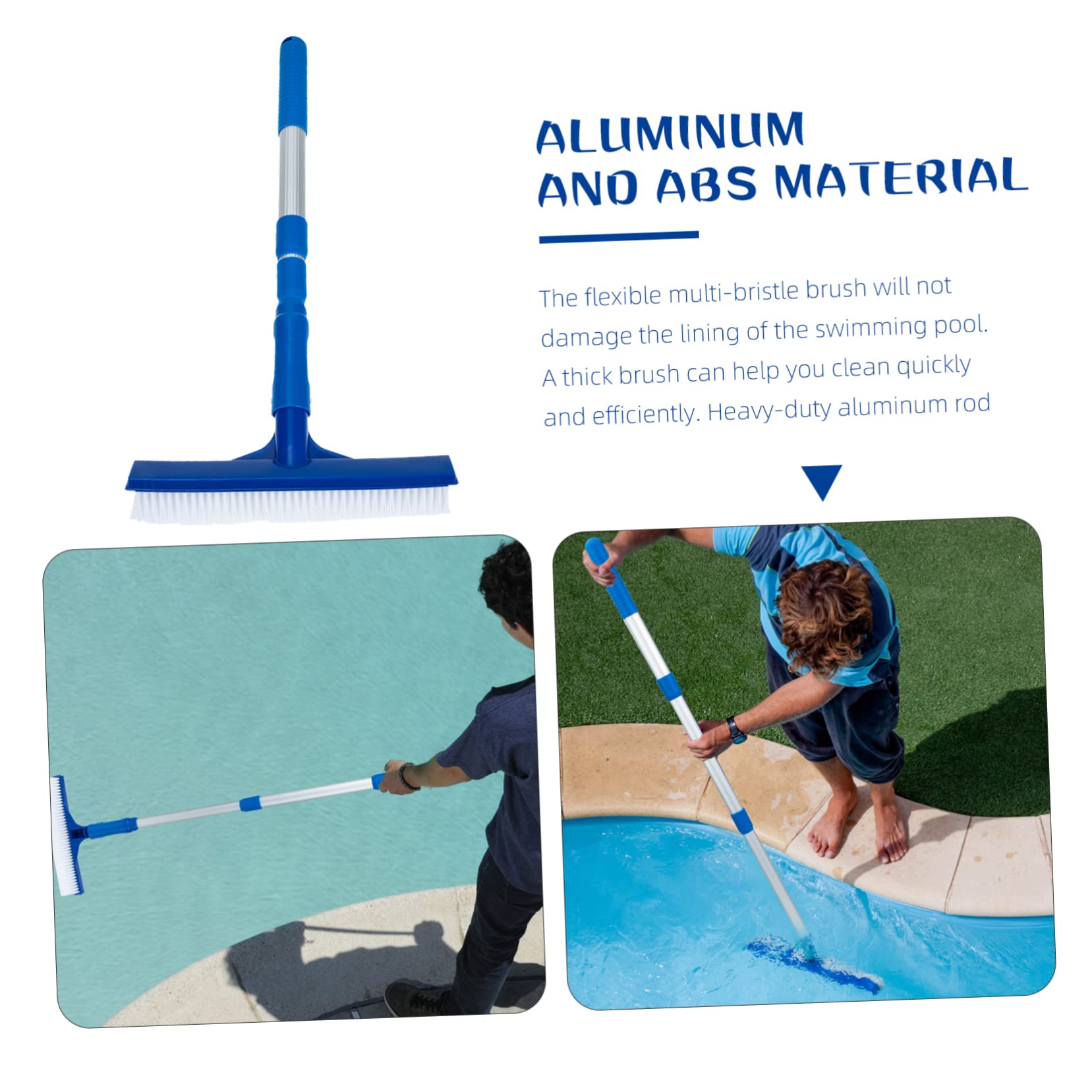 Hemobllo Cepillo De Limpieza De Piscinas para Azulejos y Paredes De Cepillos para Limpiar Piscinas Suministros De Limpieza