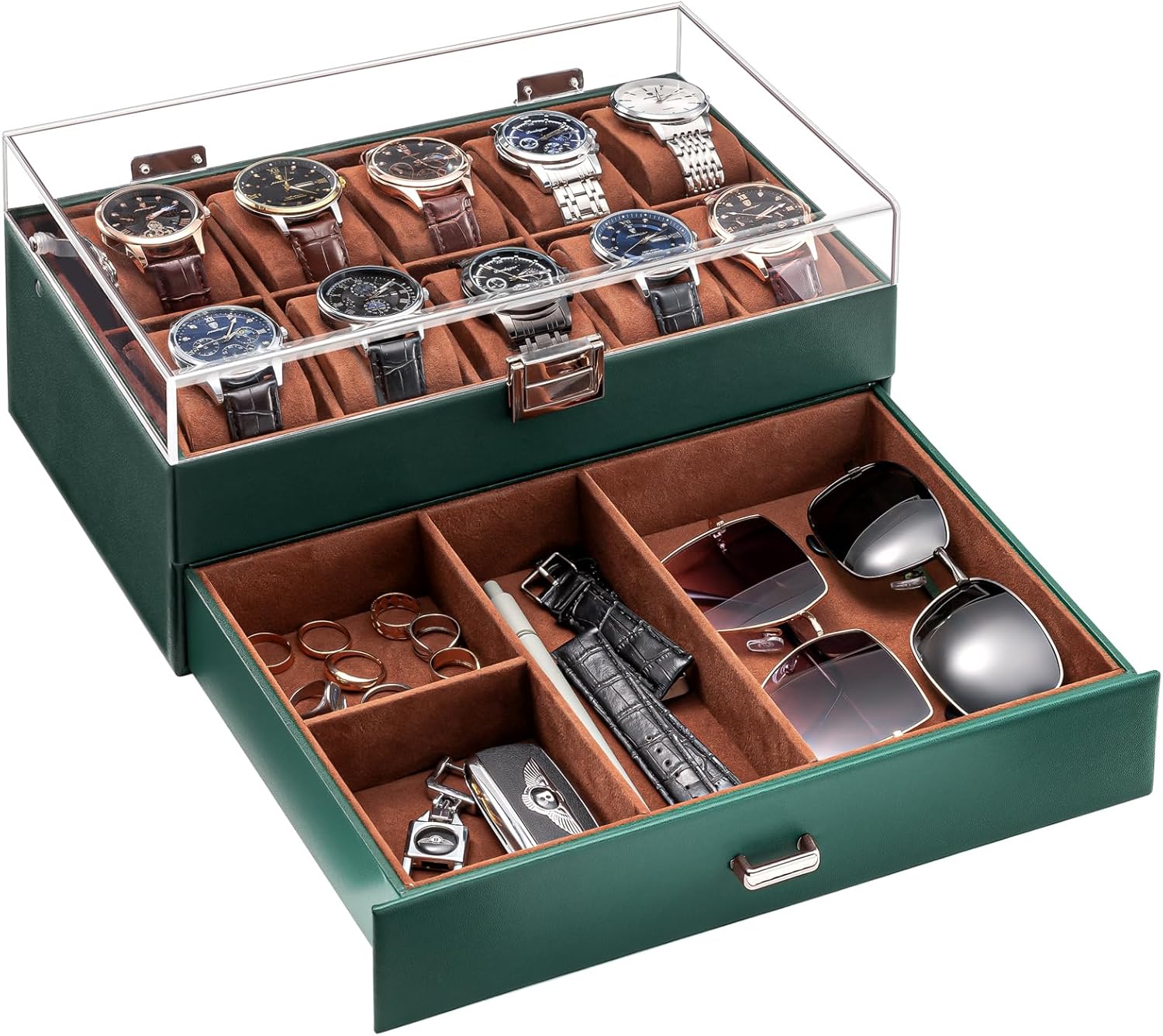 ProCase Watch Case for Men, 10 Slot Watch Display Case...