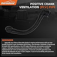 Vista 6 de 55556495 Tubo de ventilación positiva de manivela (PCV) para Chevy 2011-2015 Cruze 1.8L L4 Cruze Limited 1.8L L4 2009-2011 Aveo 1.6L L4 OE