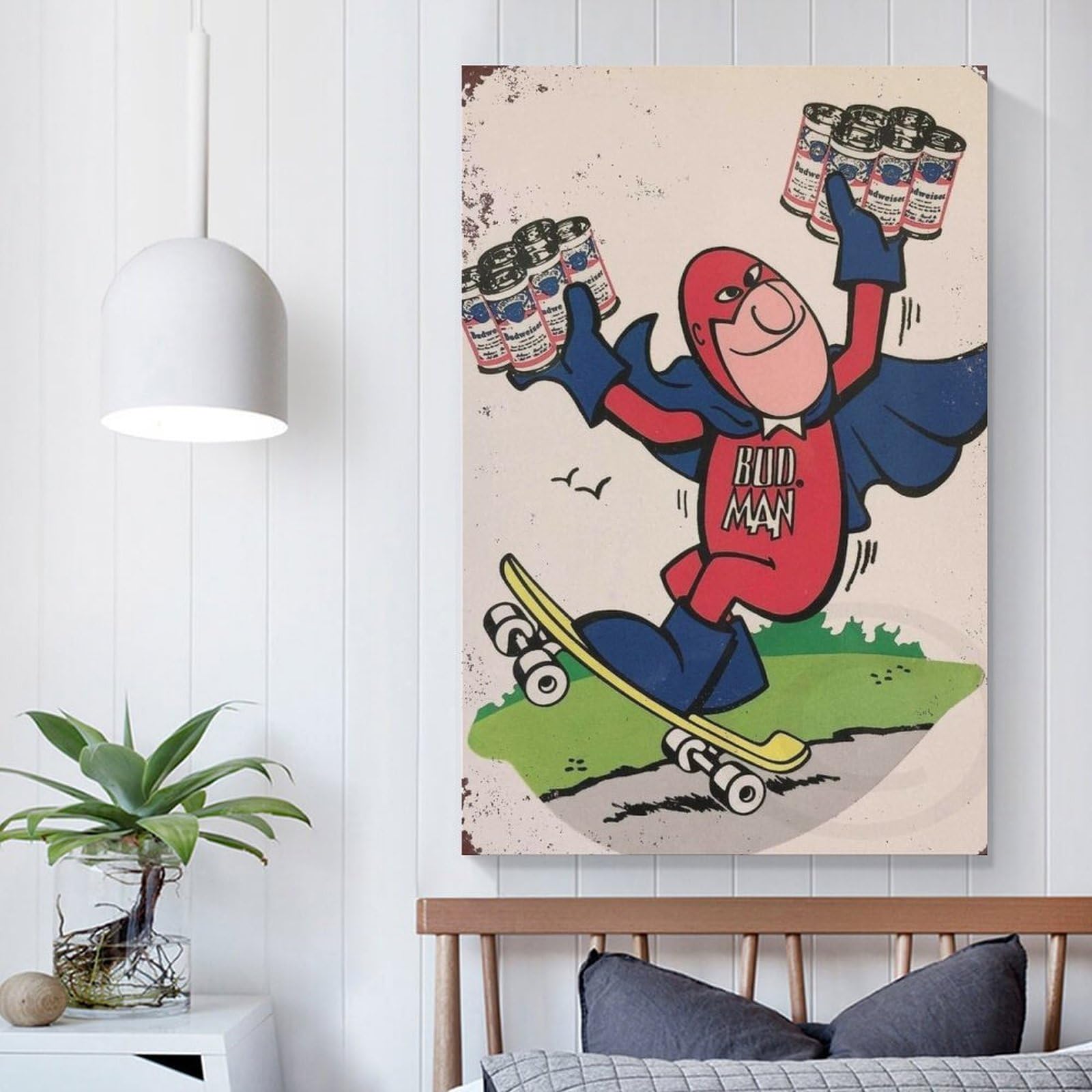 Amazon.co.jp: バドワイザーバドマン醸造所ヴィンテージスケート