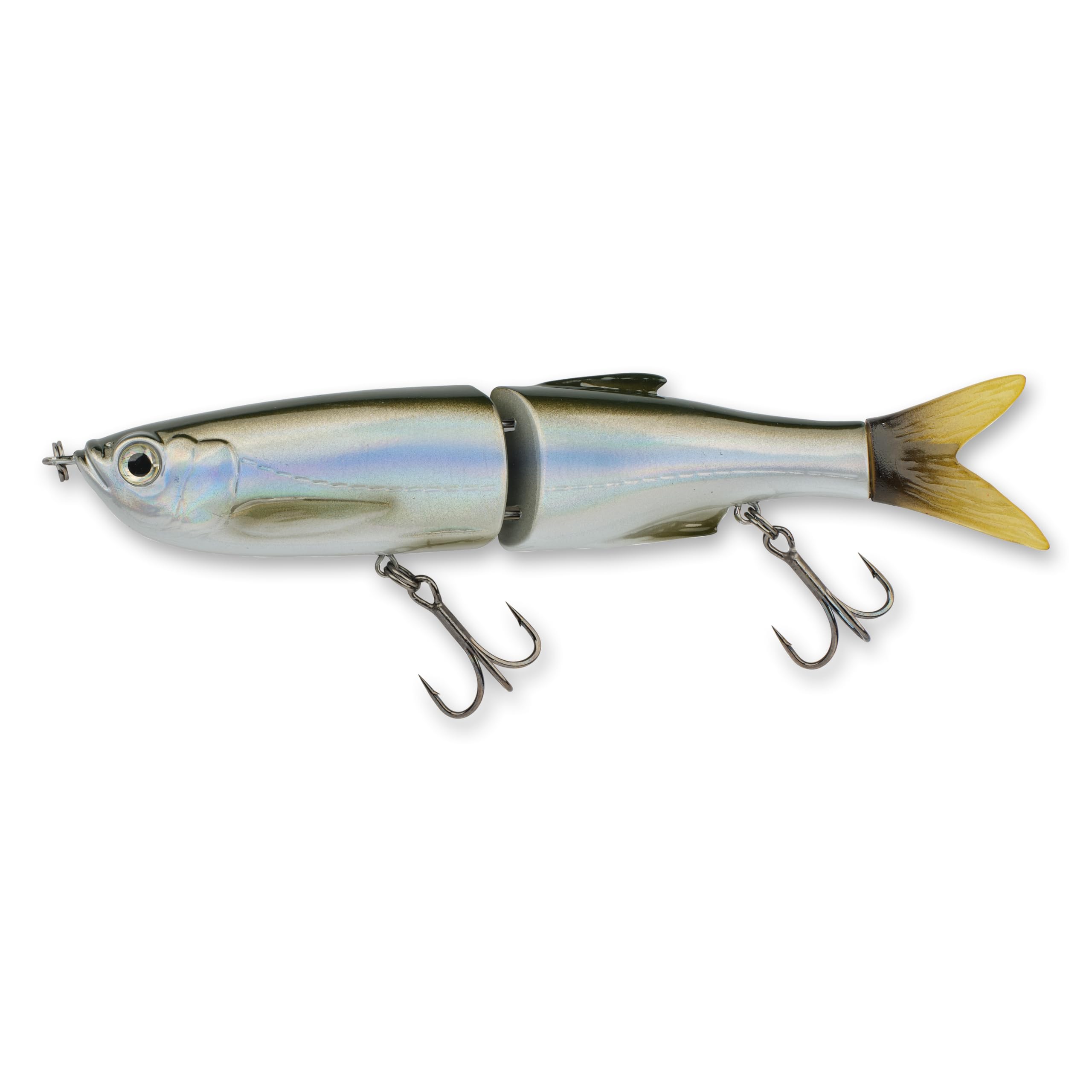 Savage Gear 3D Glide Swimmer Fishing Bait, 1 3/4 oz, Hitch, Realistic Contours, Colors & Movement, Durable Construction, Slow-Sinking, Premium Dual Treble Hooks and Rigging