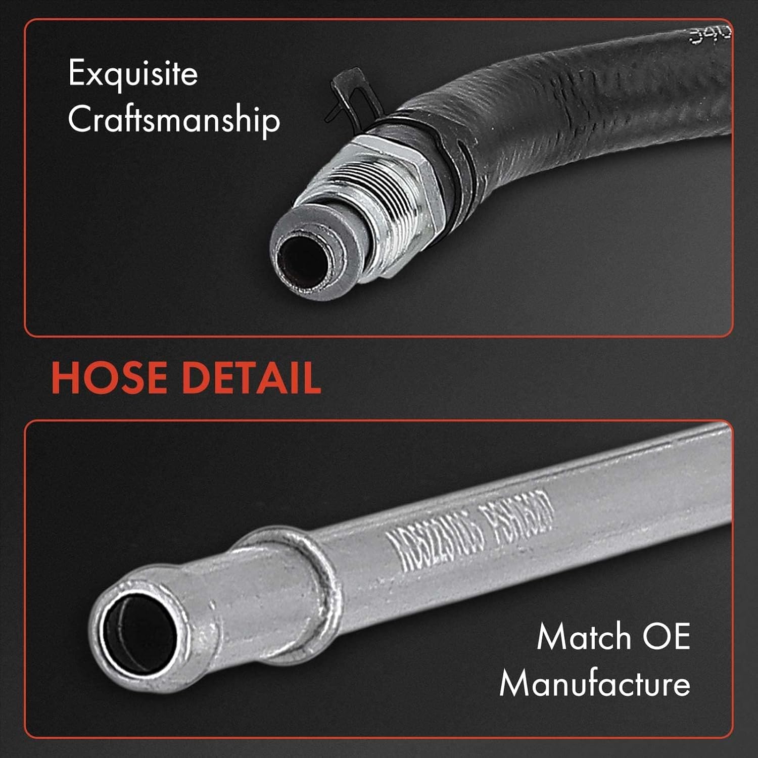 A-Premium Power Steering Hose Pressure & Return Hose Line Assembly Compatible with Kia Spectra 2004-2006 Spectra5 2005-2006 Spectra5 2005-2006 2-PC Set