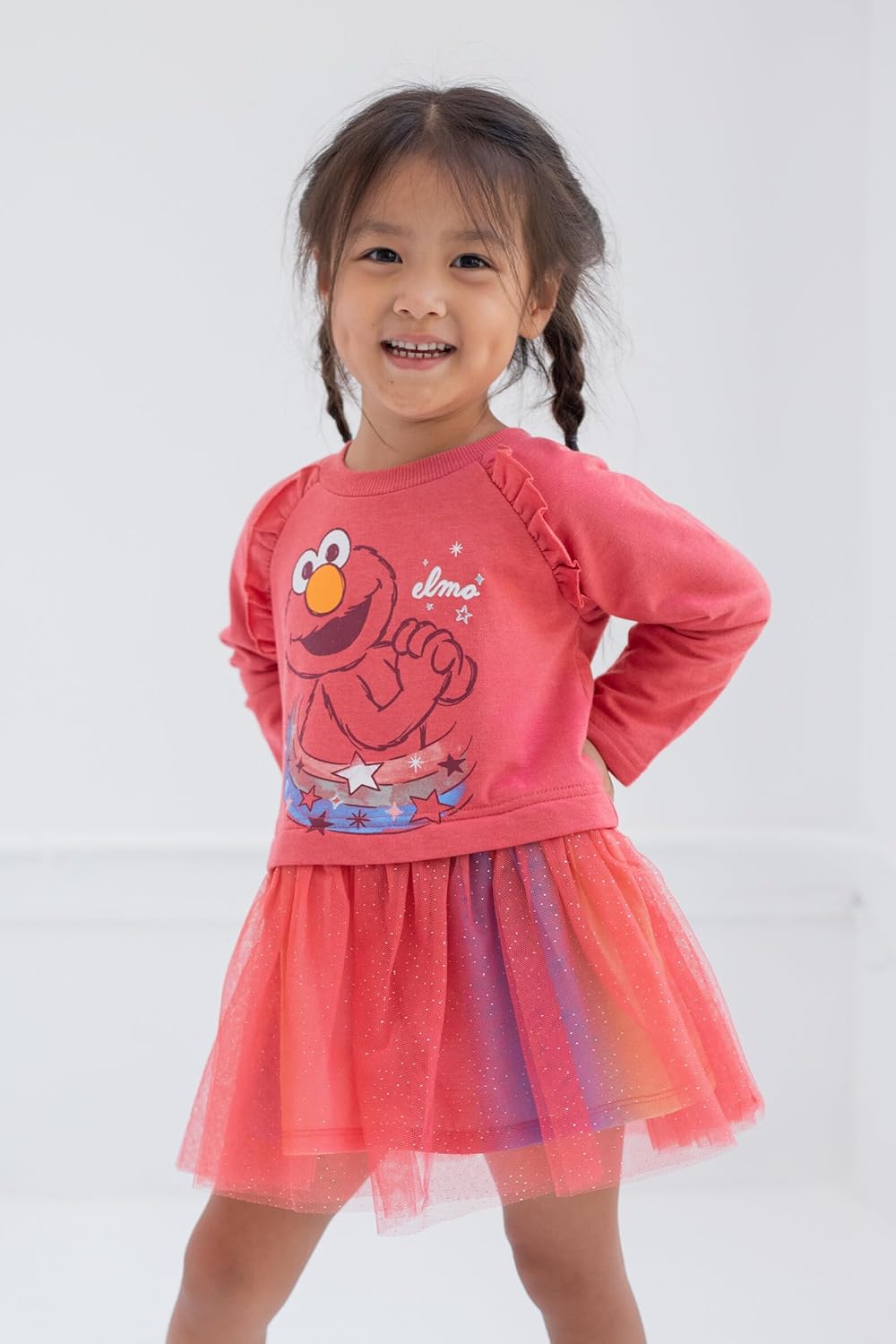 Sesame Street Elmo French Terry Dress Infant to Toddler - Image 2