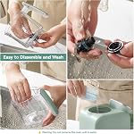 Chefhandy Baby Food Maker with Stainless Steel Steam Basket, 5-in-1 Baby Food Processor, Steamer & Blender, Auto Cooking, Pureeing, Reheating & Steam Cleaning, BPA-Free, 6 Reusable Pouches, Green