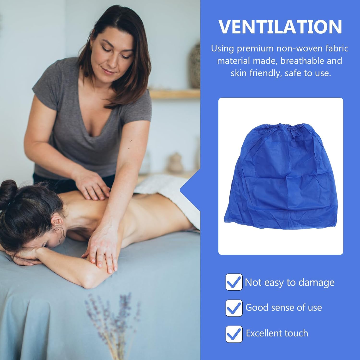 VICASKY 10pcs Disposable Bath Skirt for Women Made of Sturdy Non-woven Fabric, Convenient to Handle for Salon or Bathroom Use, Lightweight and Not Easy to Break