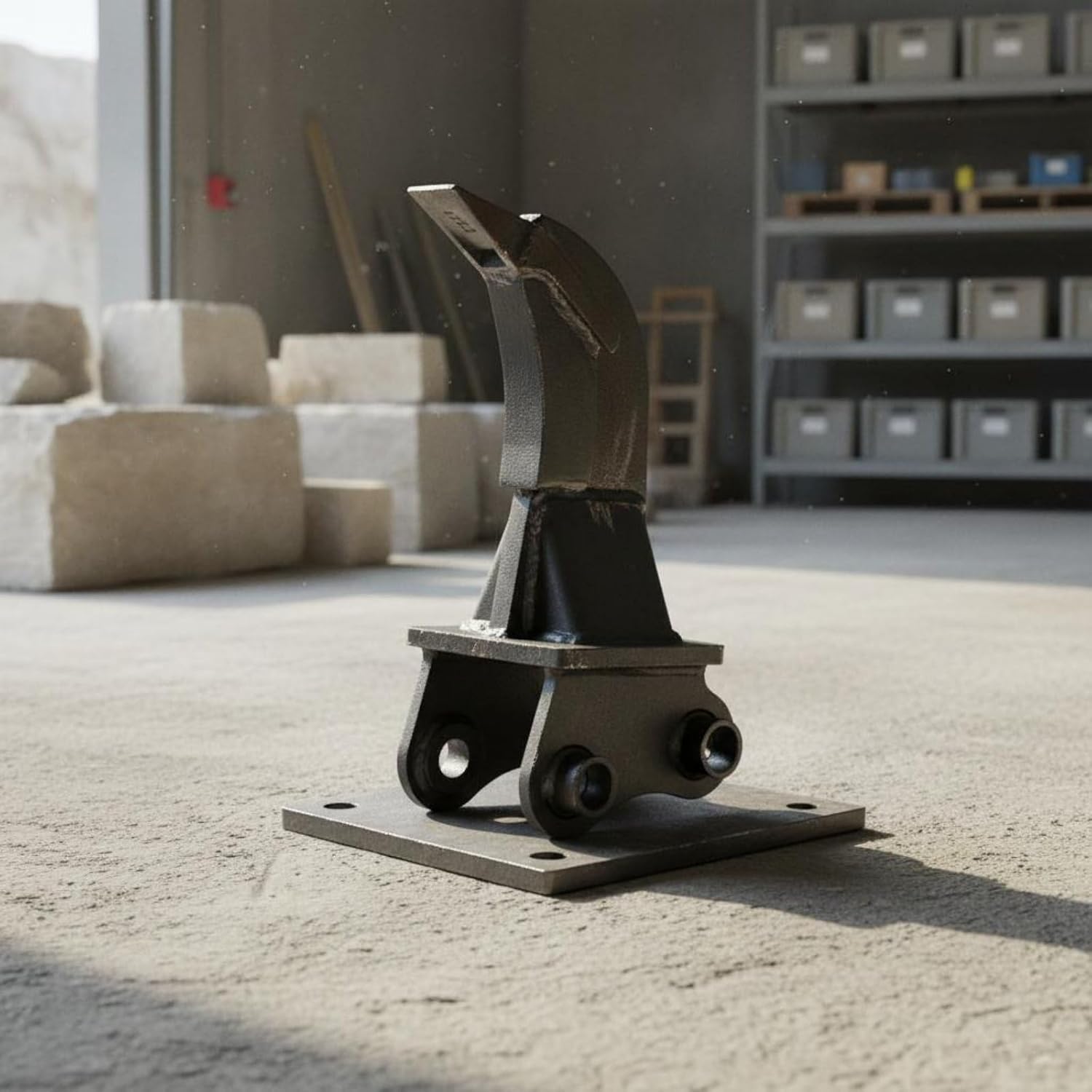 Scarifier Heavy Duty Ground Splitter Wear Resistant Soil Ground Splitter Attachment for Contractors, Landscapers, Roadwork