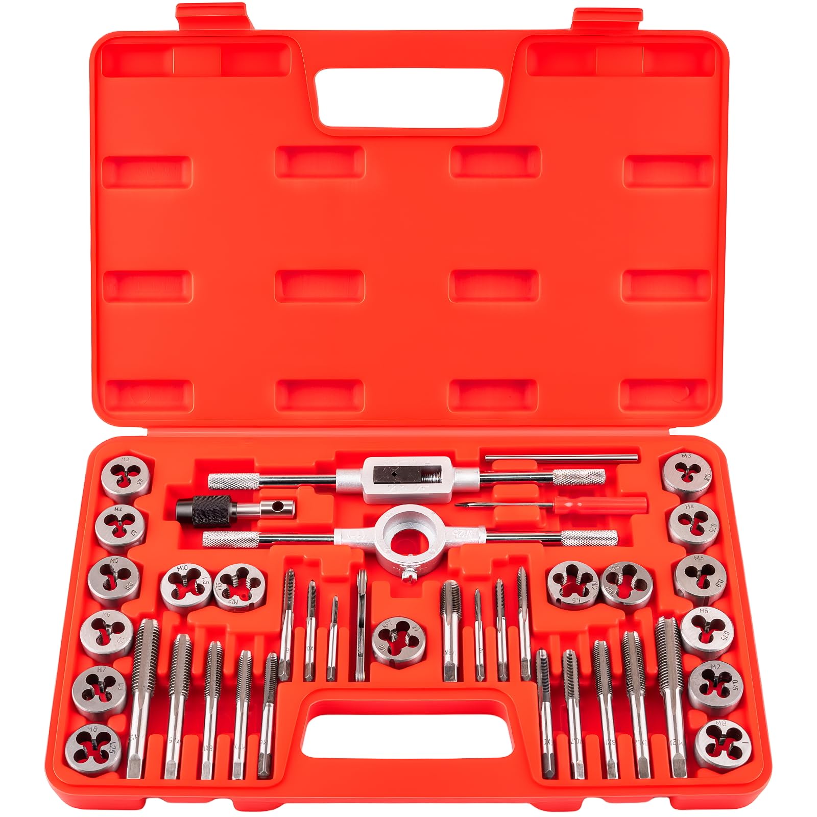 Metric Tap & Die Set - M3-M12 Threading Tool Kit -1