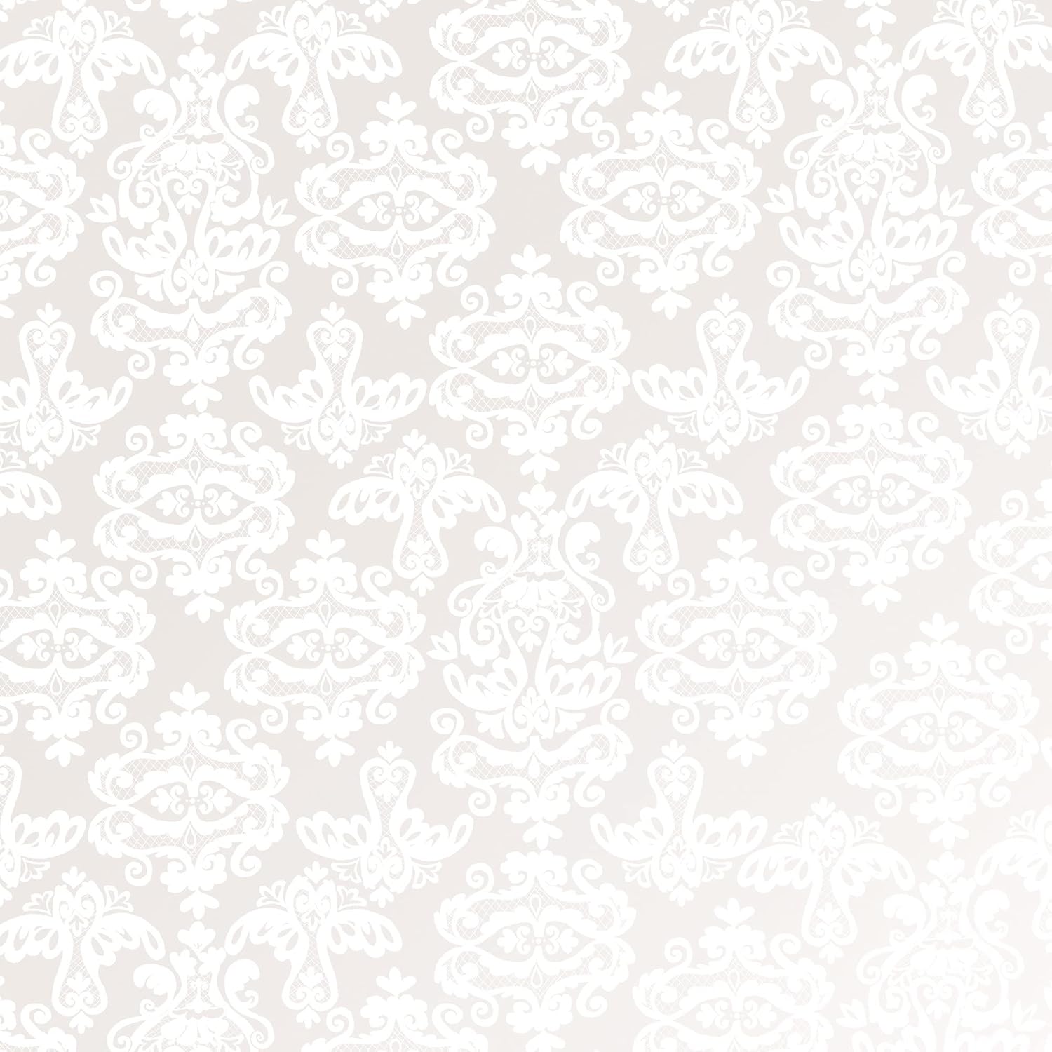 Jillson Roberts Bulk Wrapping Paper, Pearl Damask, 1/4 Ream 208' x 30"