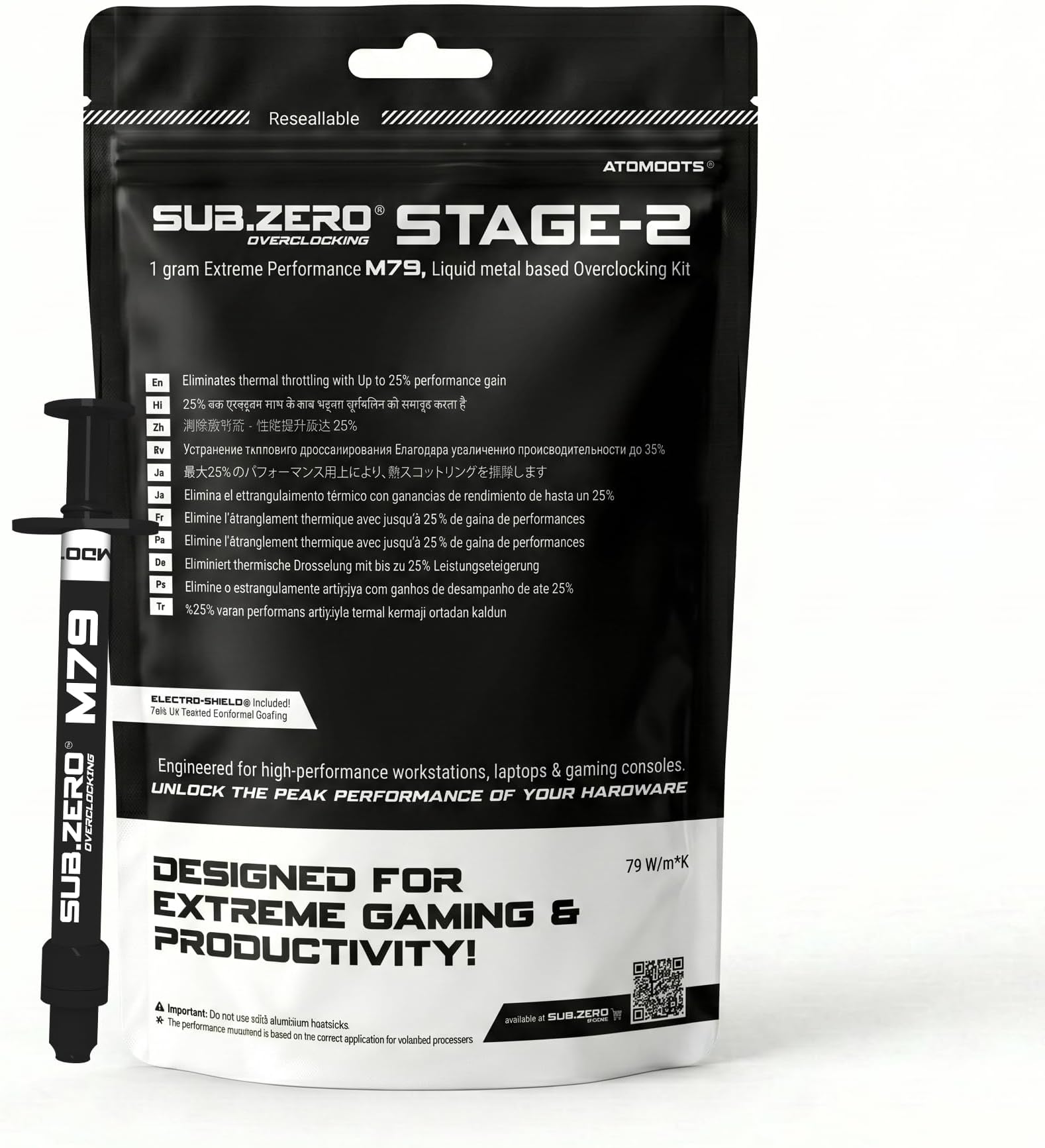 M79 Liquid Metal Thermal Compound | 79 W/m*K - (1.0 Gram) | ™ Stage-2