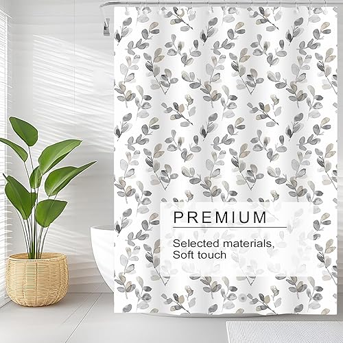 Miniatura 2 de Forro de cortina de ducha, forro de ducha de PEVA 4G, cortinas de ducha impermeables de plástico, con agujeros de ojales y 3 pesos magnéticos